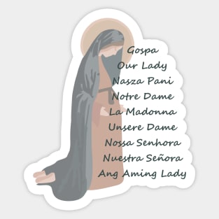 Our Lady of Guadalupe Sticker